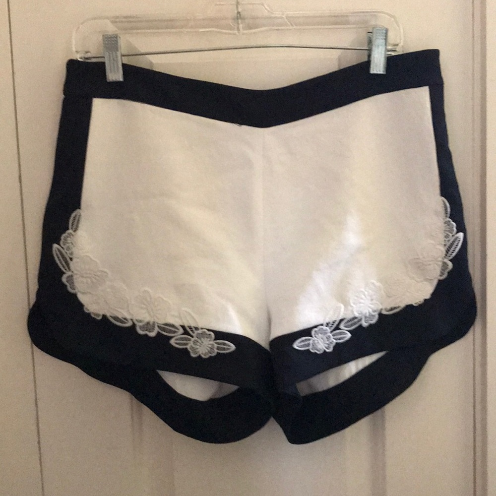 Black & white shorts